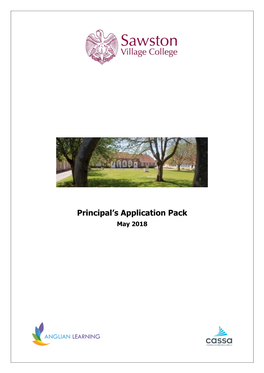 Principal's Application Pack