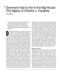 The Legacy of Charles J. Haughey Alan Byrne
