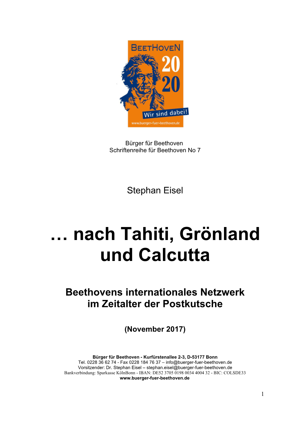 … Nach Tahiti, Grönland Und Calcutta