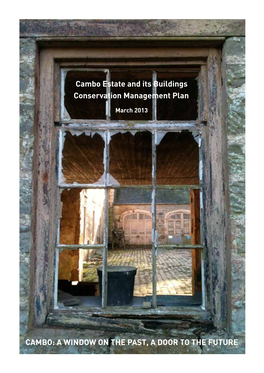 Cambo Estate and Its Buildings Conservation Management Plan