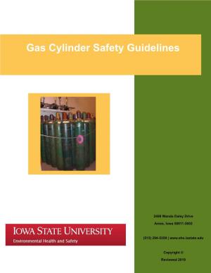 Gas Cylinder Safety Guidelines