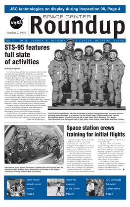STS-95 Features Full Slate of Activities