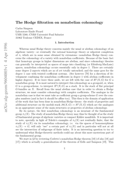 The Hodge Filtration on Nonabelian Cohomology