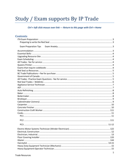 Study / Exam Supports by IP Trade