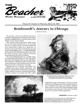 Rembrandt's Journey to Chicago