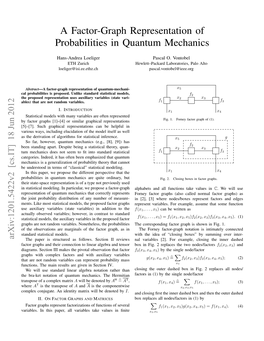 A Factor-Graph Representation of Probabilities in Quantum Mechanics