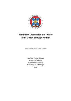 Feminism Discussion Around Death of Hugh Hefner