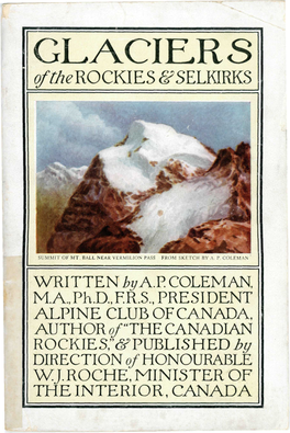 Glaciers of the Rockies and Selkirks