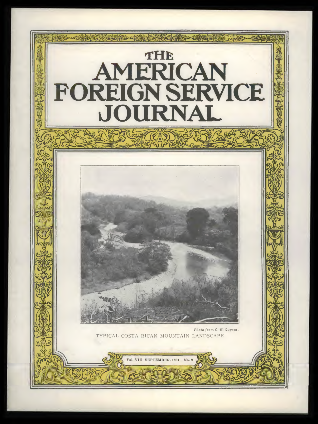 The Foreign Service Journal, September 1931