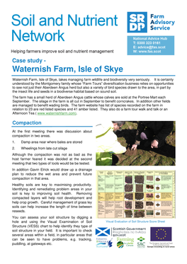 Soil & Nutrient Network – Case Study: Waternish Farm, Skye