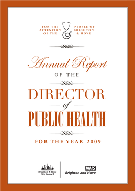 DIRECTOR Rof PUBLIC HEALTH R for the YEAR 2009