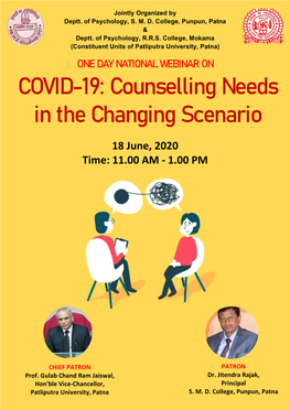 COVID-19: Counselling Needs in the Changing Scenario