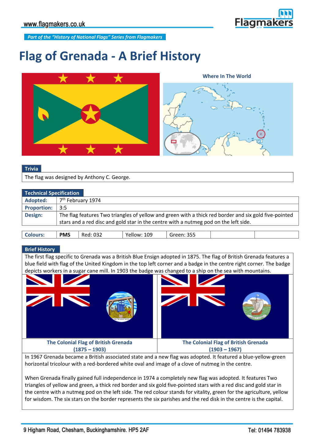 Flag of Grenada - a Brief History