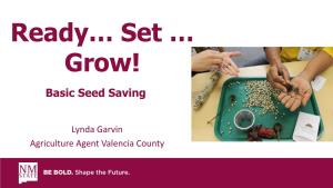 Basic Seed Saving