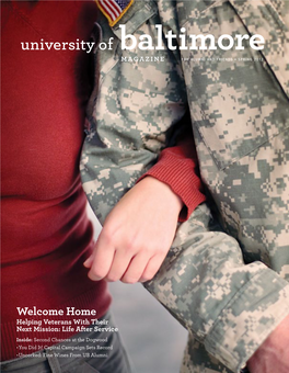 University of Baltimore MAGAZINE for Alumni and Friends • Spring 2012