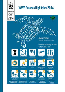 WWF Guianas Highlights 2014 Contents