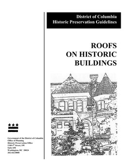 Roofs on Historic Buildings in Washington Are Flat and Sloped