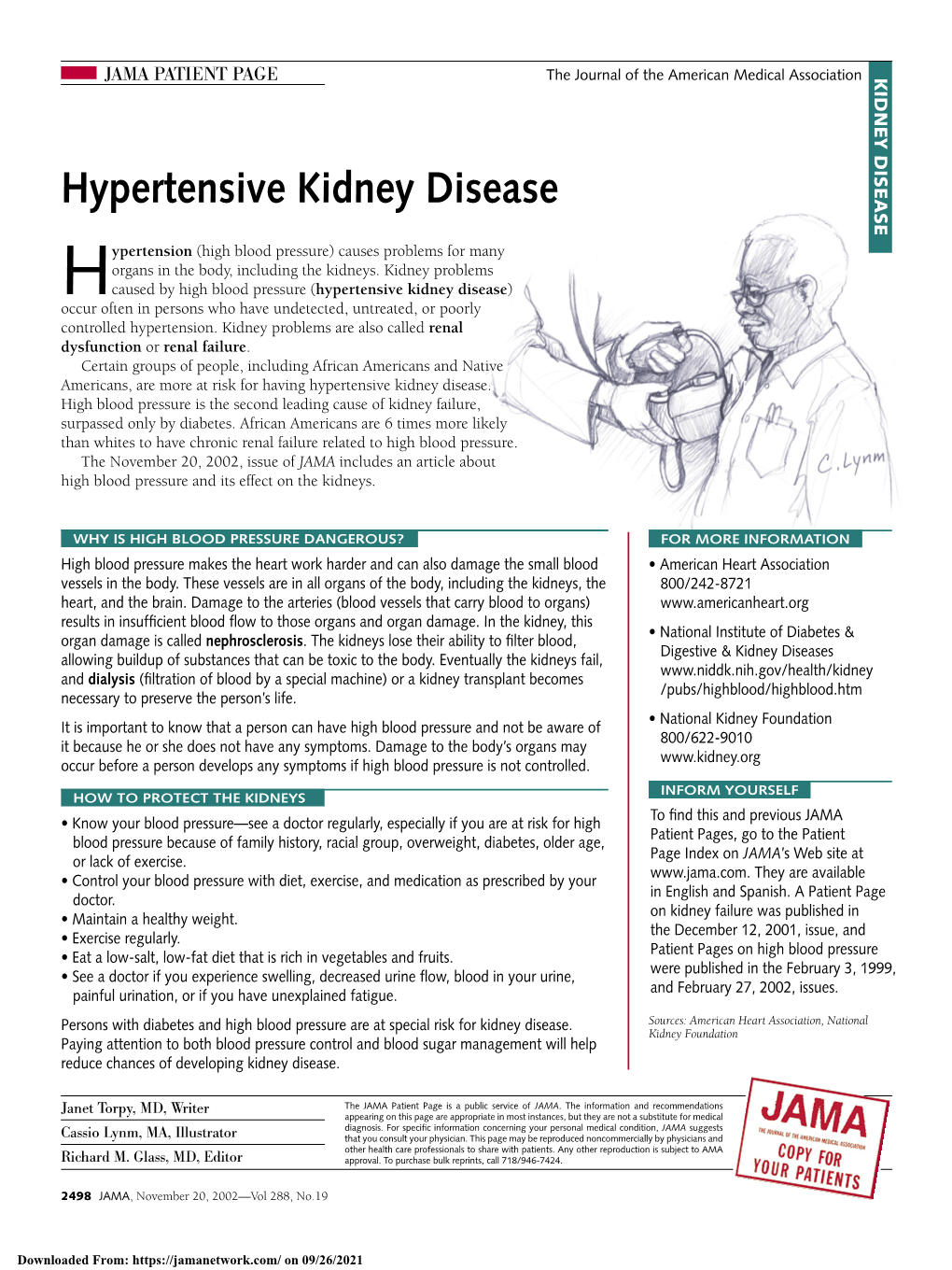 Hypertensive Kidney Disease Hypertensive Kidney
