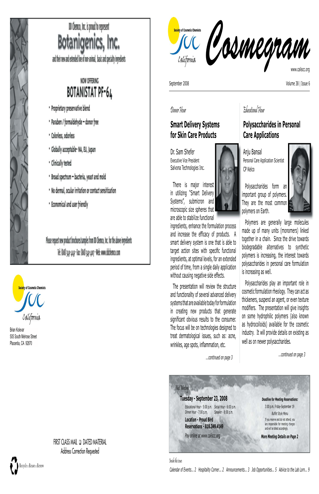 September 2008 Volume 38 | Issue 6