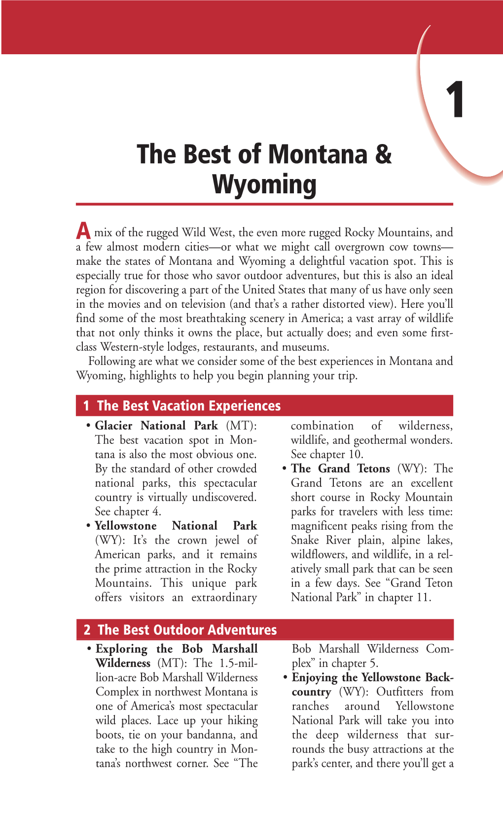 The Best of Montana & Wyoming