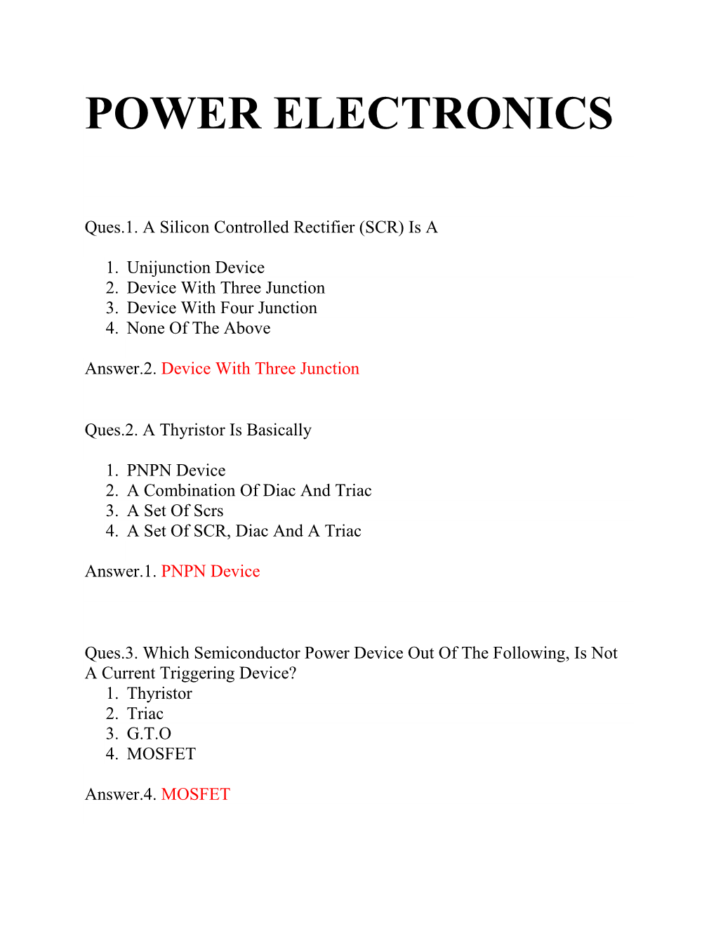 Power Electronics