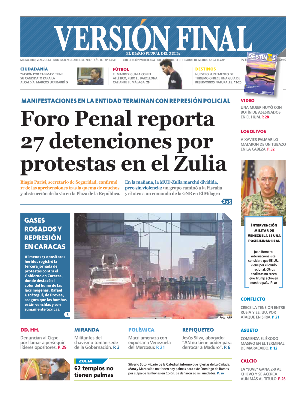 Foro Penal Reporta 27 Detenciones Por Protestas En El Zulia