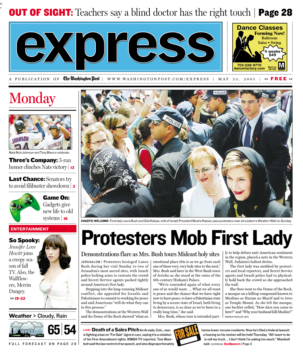Protesters Mob First Lady