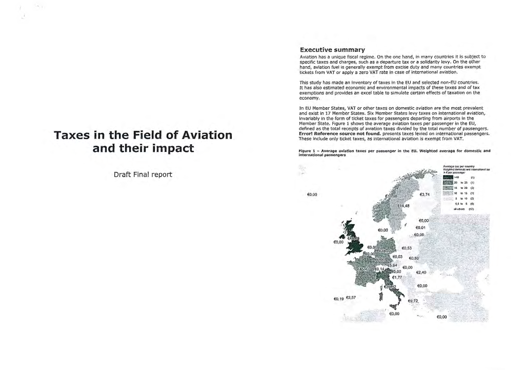 Taxes in the Field of Aviation and Their Impact