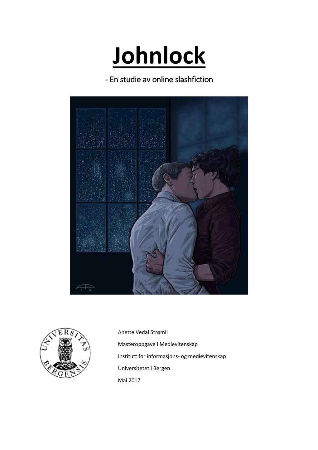 Johnlock - En Studie Av Online Slashfiction