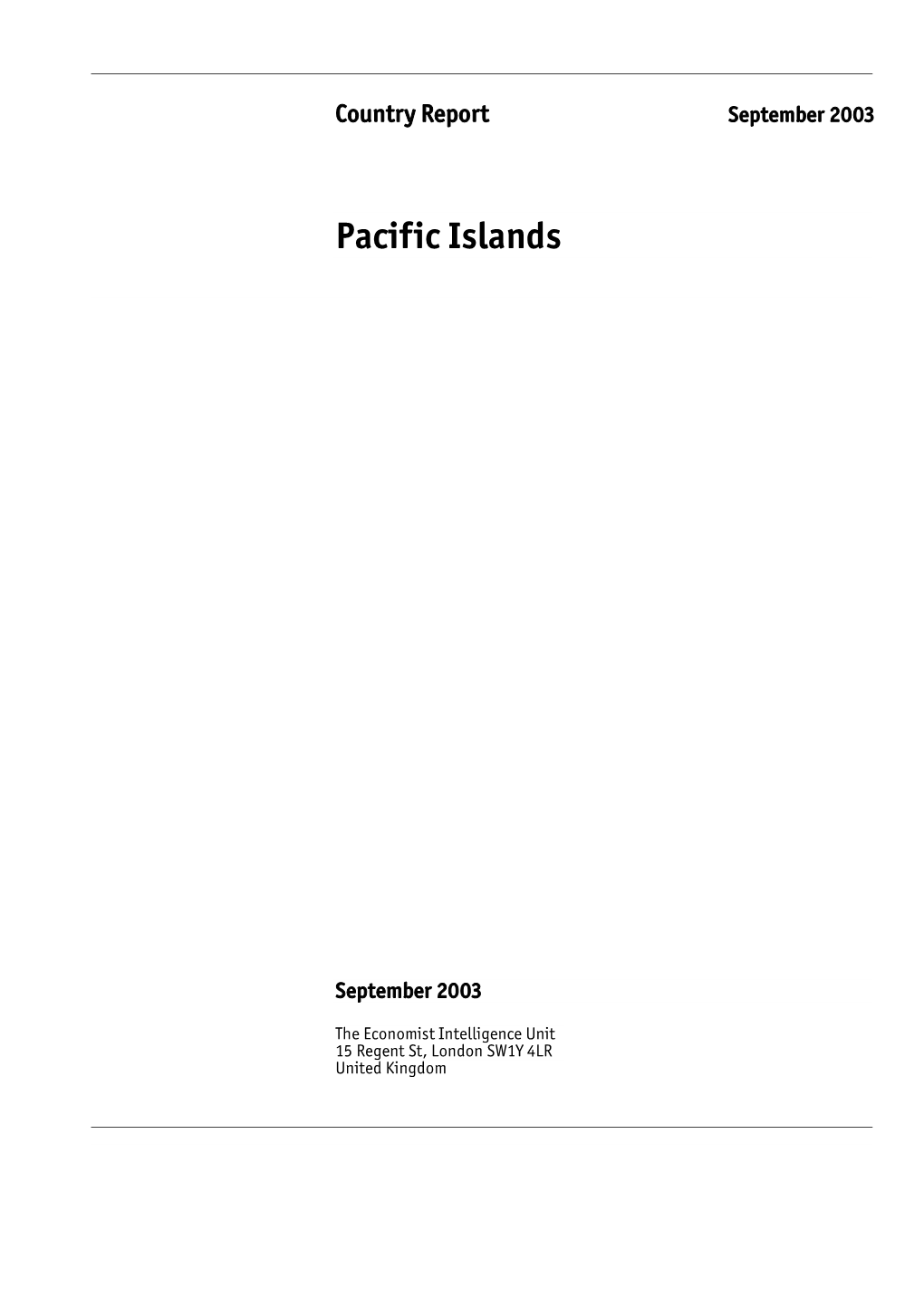 Pacific Islands