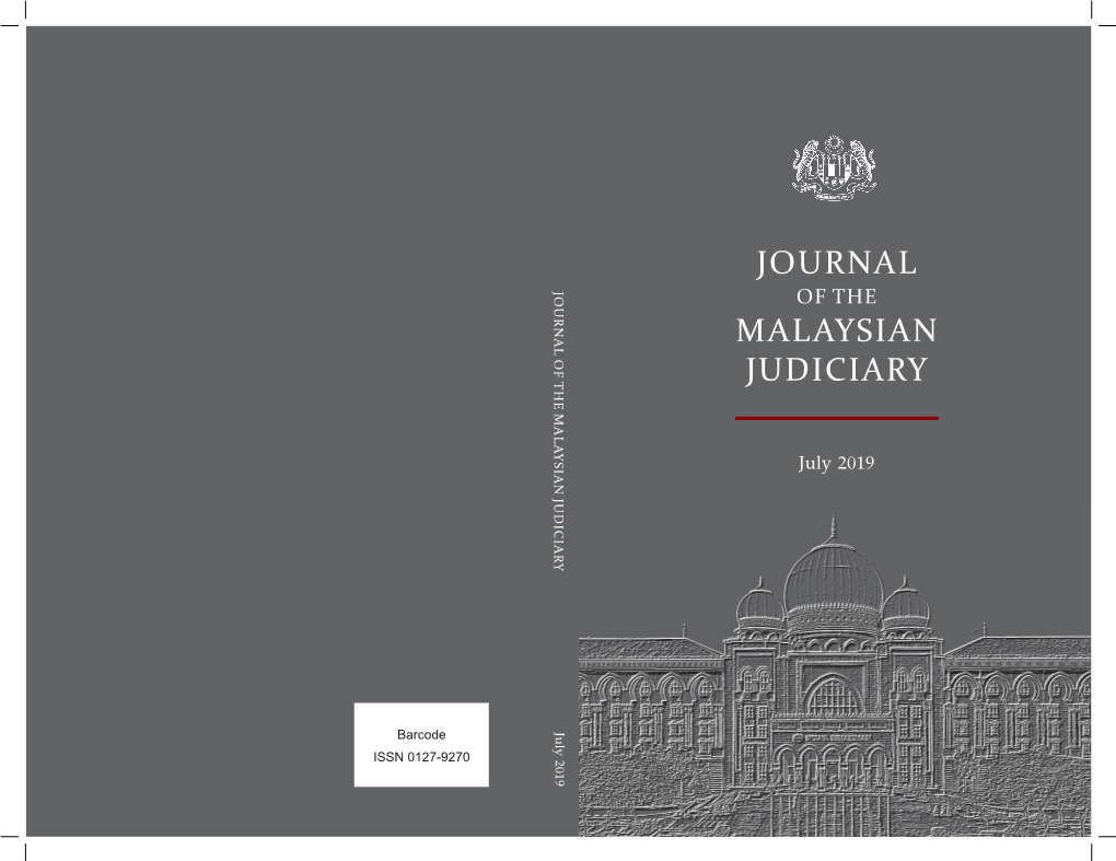 Journal Malaysian Judiciary