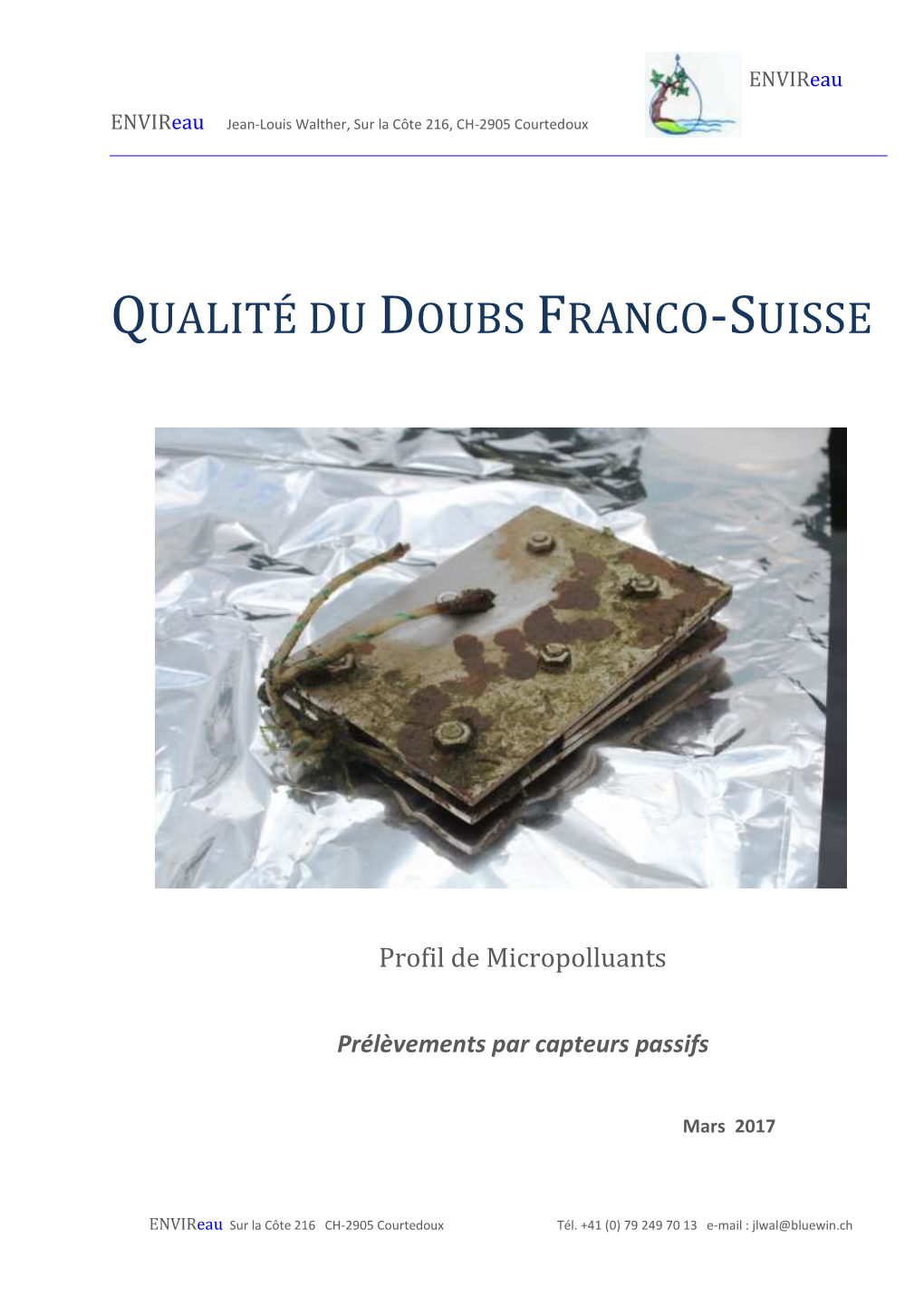 Qualité Du Doubs Franco-Suisse