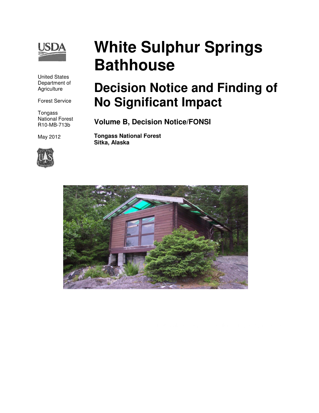 White Sulphur Springs Bathhouse - Key Acronyms and Other Terms