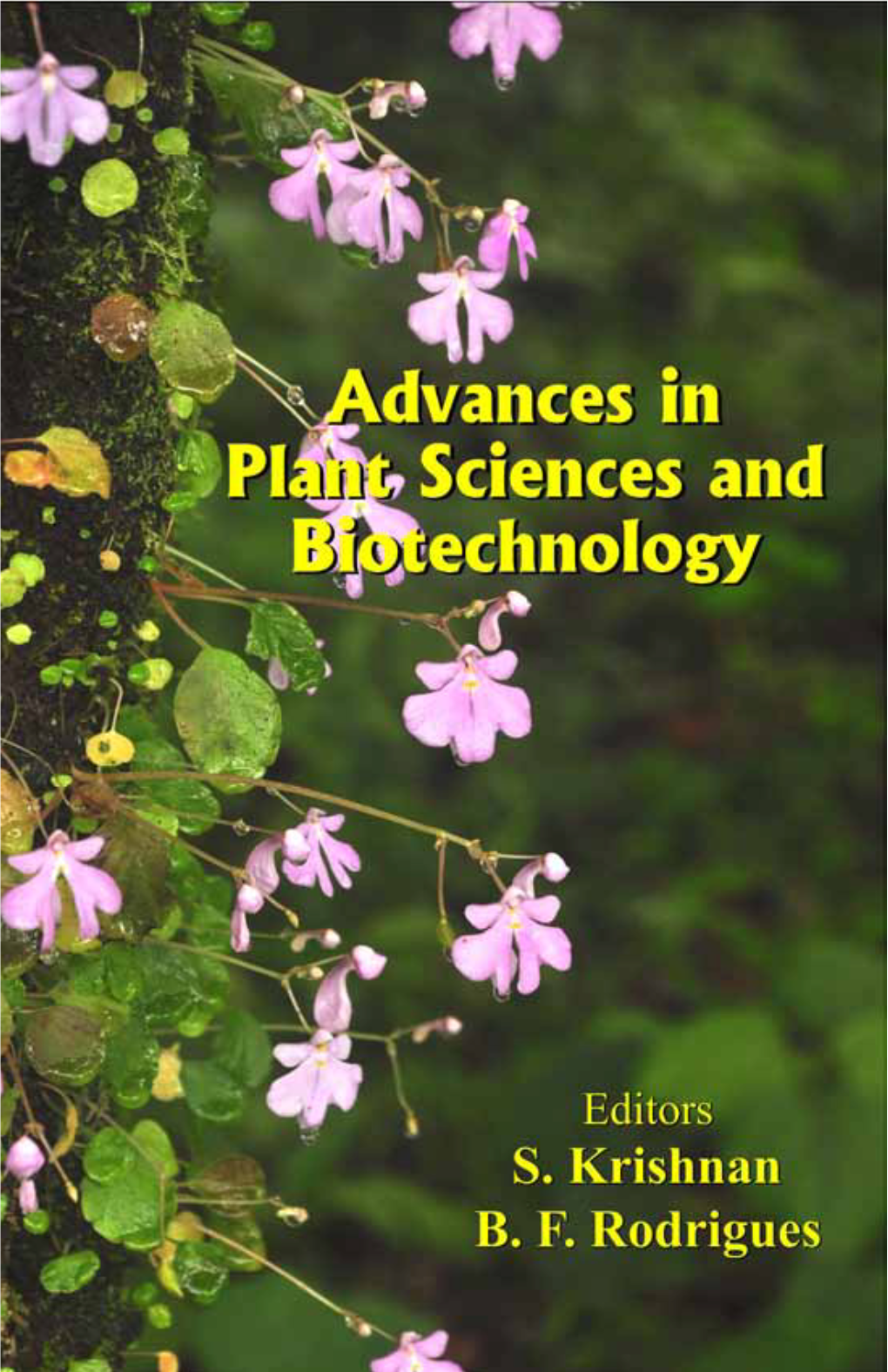 Advances in Plant Sciences and Biotechnology