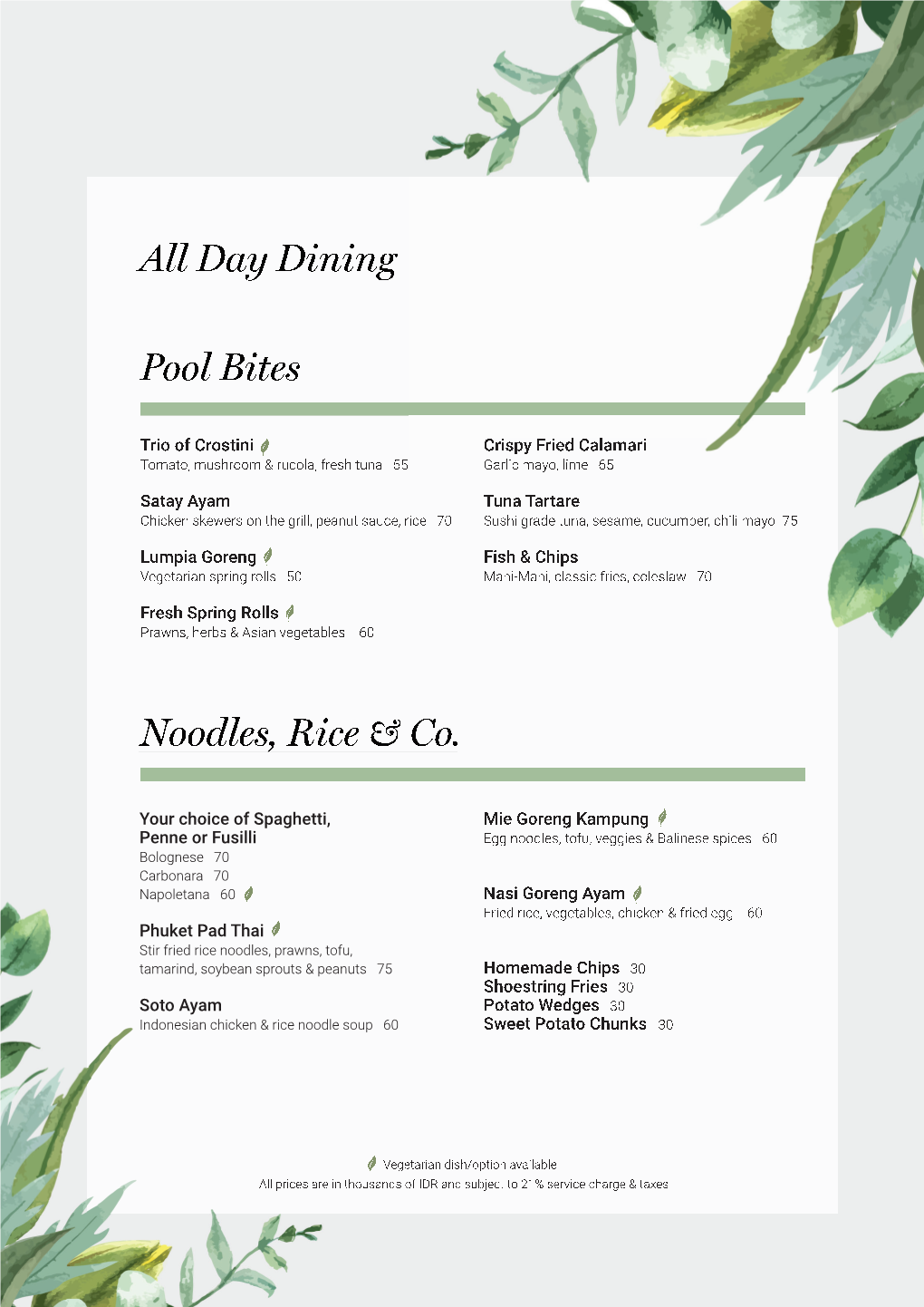 ALL DAY Dining Menu July 2019 V1.Indd