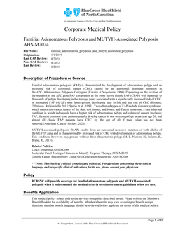 Familial Adenomatous Polyposis and MUTYH-Associated Polyposis