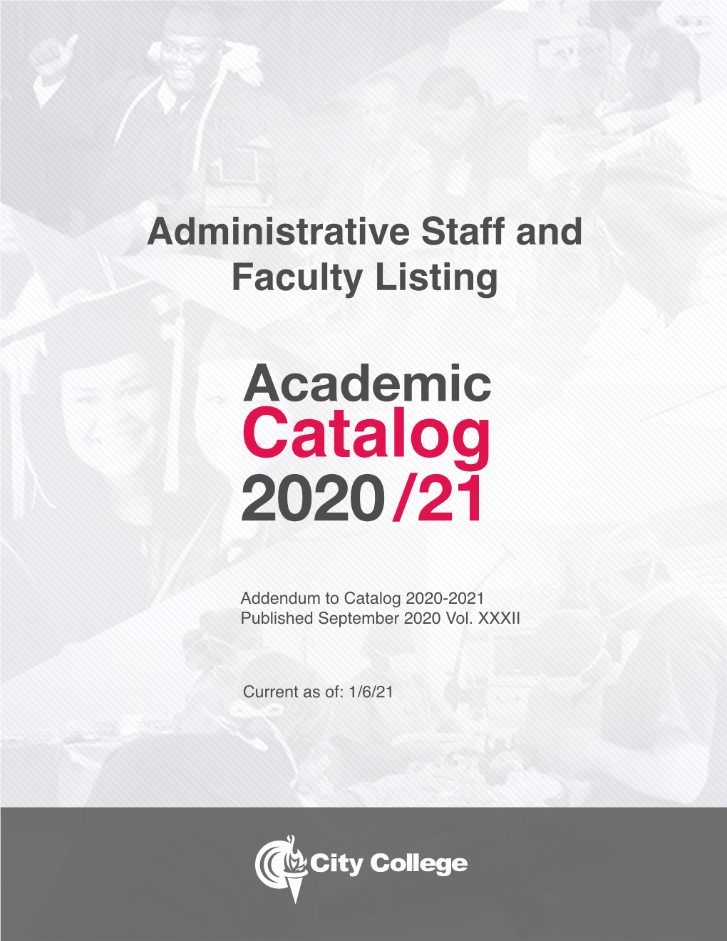 Administrative Staff and Faculty Listing