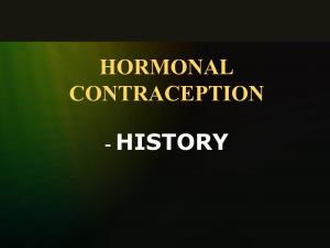 Oral Contraceptive Pills
