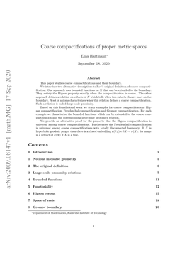 Coarse Compactifications of Proper Metric Spaces