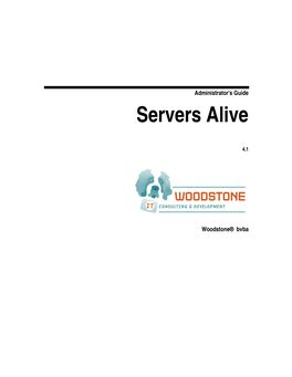 Download Servers Alive V4.1 Documentation