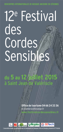 12E Festival Des Cordes Sensibles