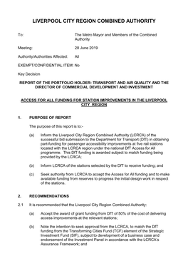 Liverpool City Region Combined Authority