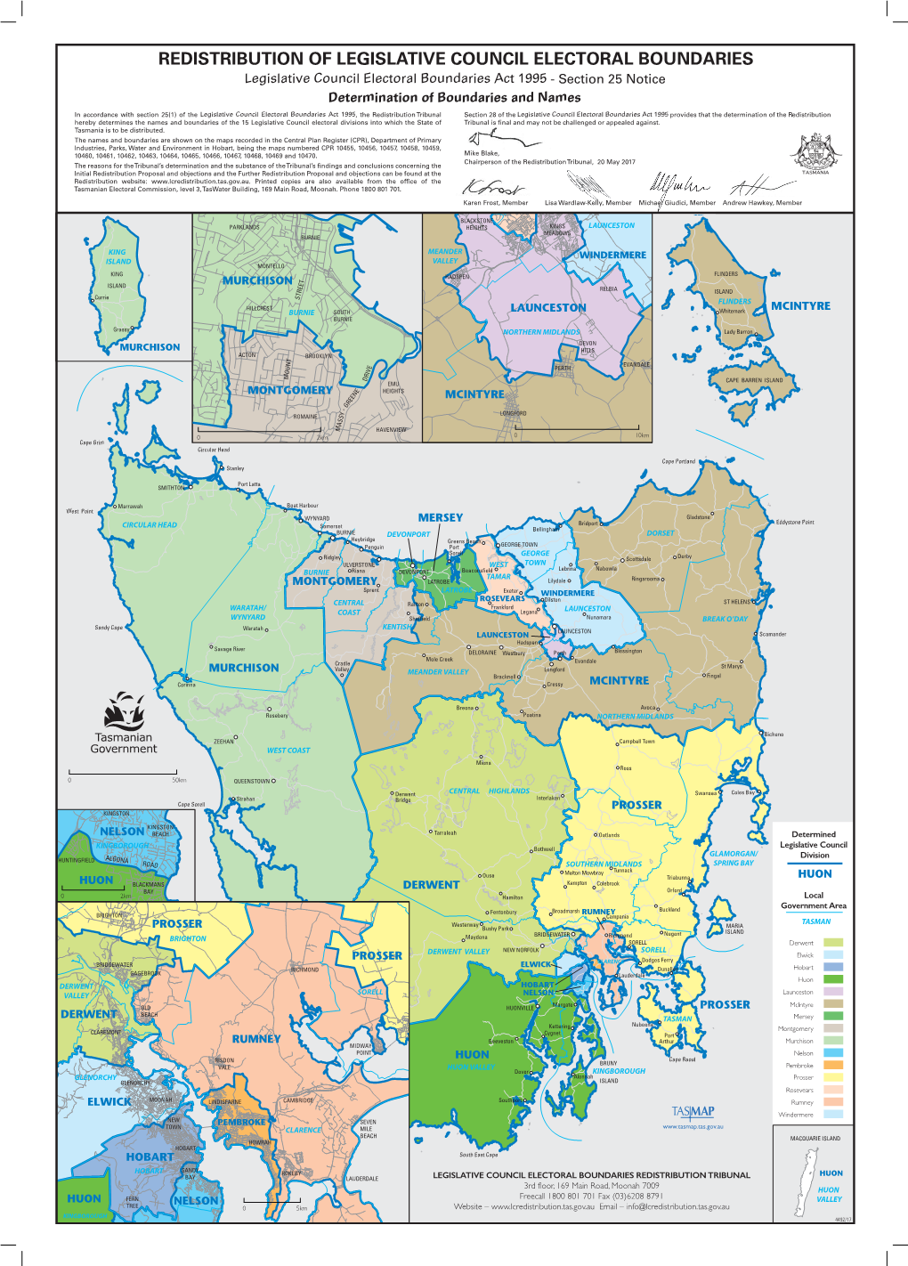 Redistribution of Legislative Council Electoral