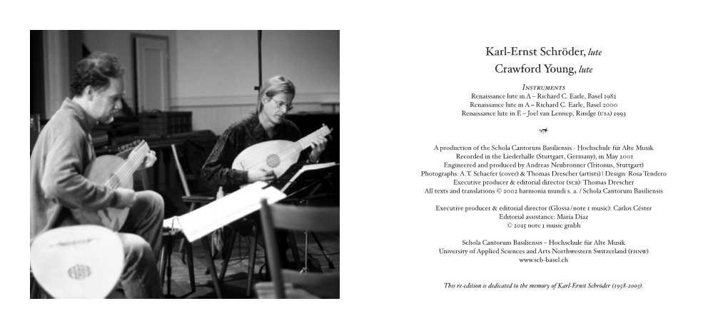 Karl-Ernst Schröder, Lute Crawford Young, Lute