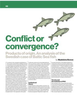 Products of Origin. an Analysis of the Swedish Case of Baltic Sea Fish