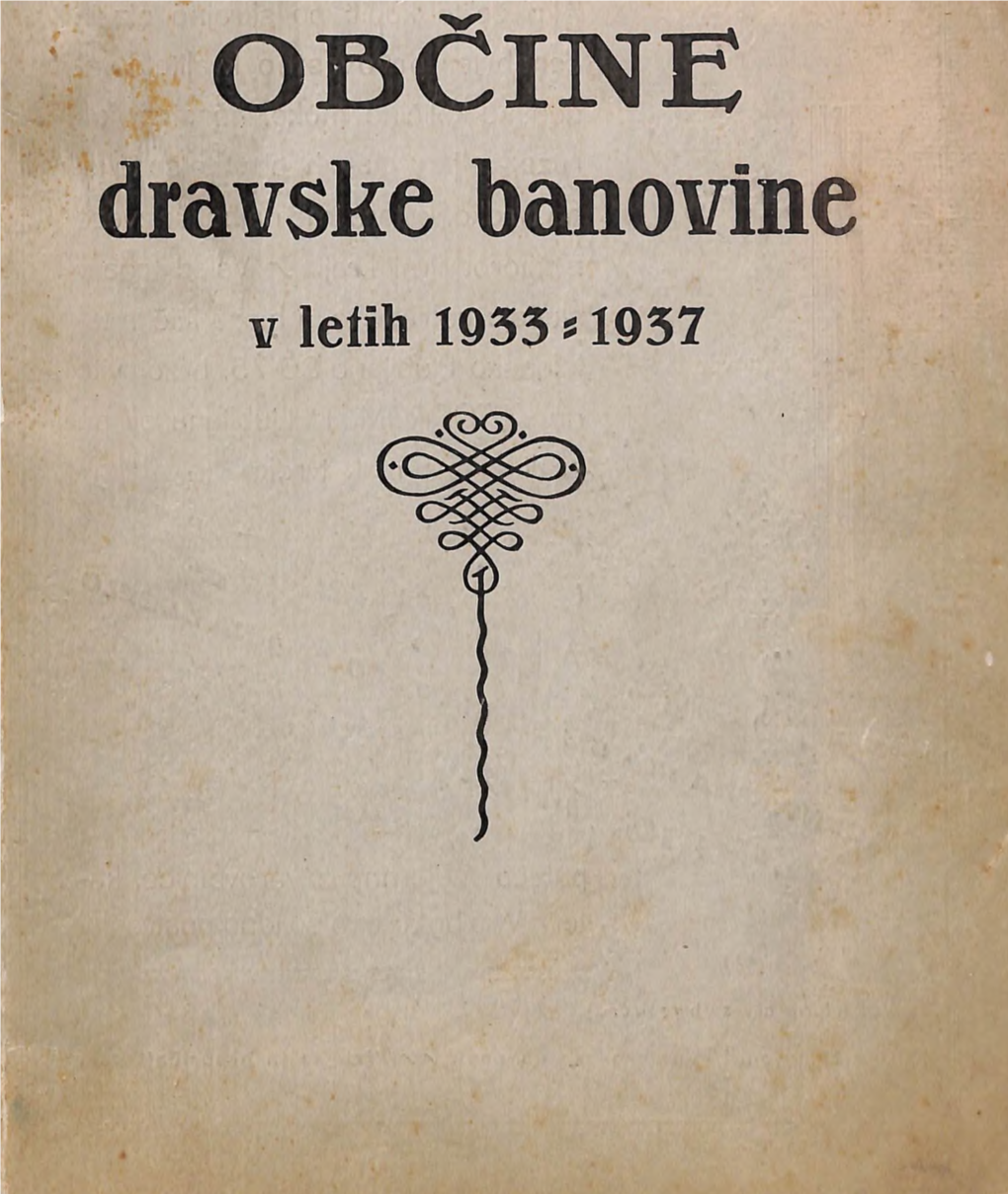 OBČINE Ei 1933Letih V * 1937 Občine Pozoru