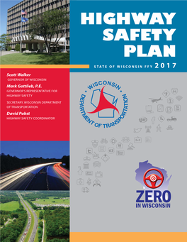 DOT State of Wisconsin Highway Safety Plan with Appendix 2017