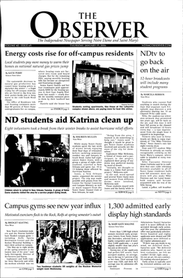 ND Students Aid Katrina Clean Up