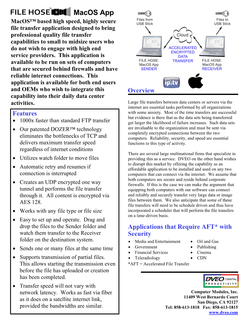 FILE HOSE: Macos App -- Accelerated File Transfer