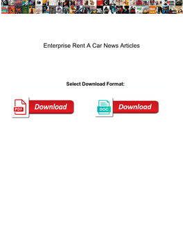 Enterprise Rent a Car News Articles